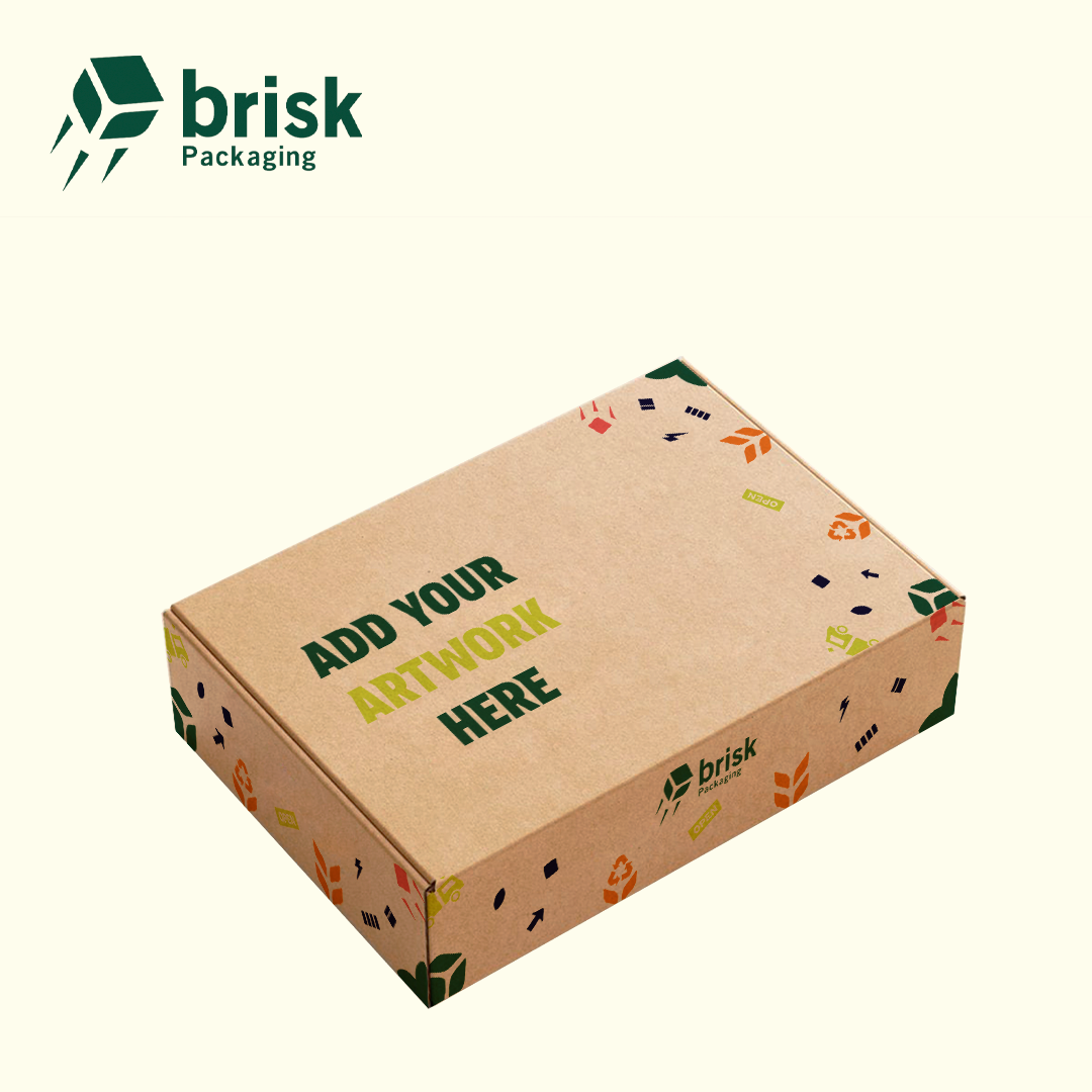 Cardboard mailer box with locking lid for ecommerce fulfillment