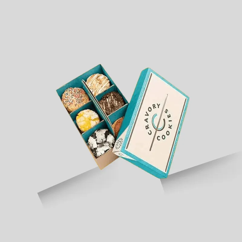 Brisk cookie-box presentation used for packed-sample evaluation