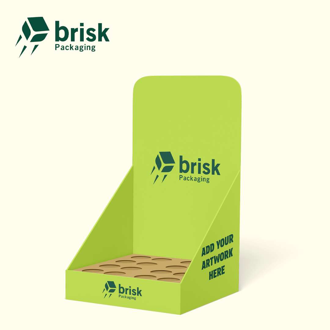 Corrugated display boxes for retail point-of-purchase merchandising