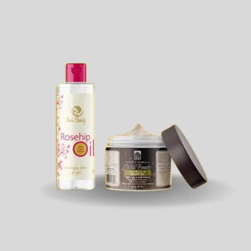 Waterproof and oil-resistant cosmetic packaging labels for skincare jars and dropper bottles