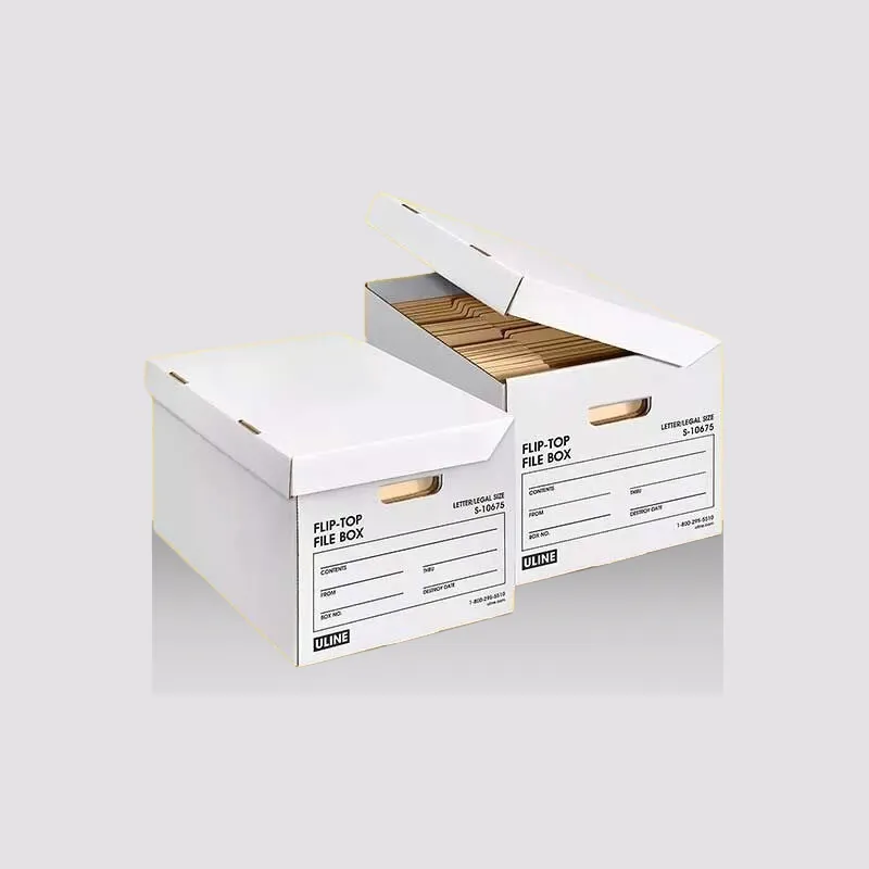 Custom acid-free archival storage boxes designed for long-term legal document and records preservation