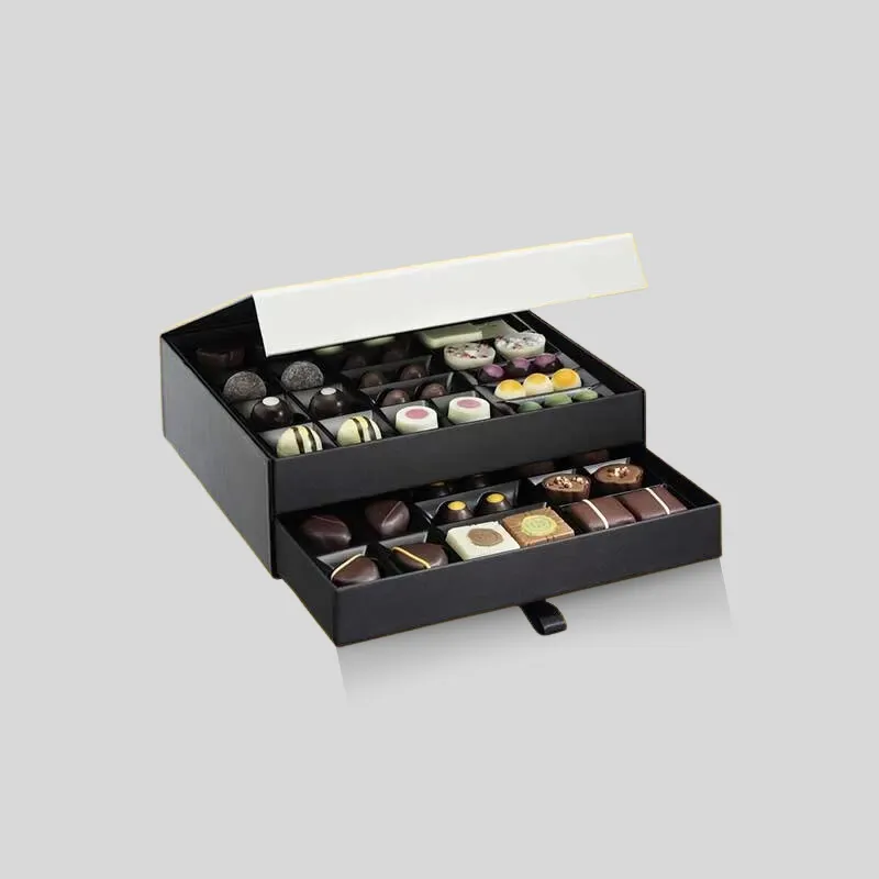 Custom booklet marketing boxes designed for sales collateral, onboarding kits, and promotional brochures