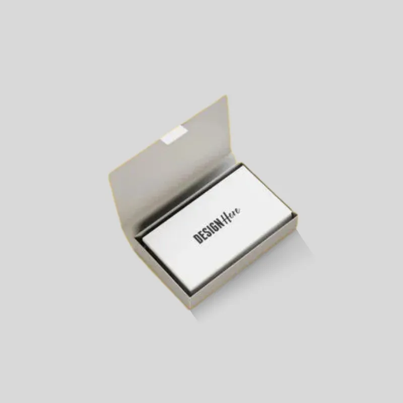 Custom countertop business card display boxes for retail counters and reception desks