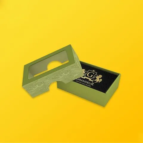 Custom business card holder boxes designed for executive desktop storage and organization