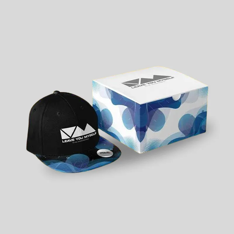 Custom cap box structured to maintain crown shape and protect headwear