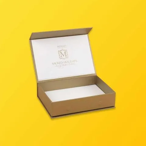 Custom cardboard book boxes engineered for hardcover books, publishing catalogs, and corporate manuals