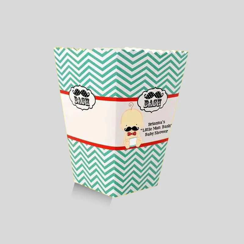 Brisk printed popcorn boxes for branded concessions