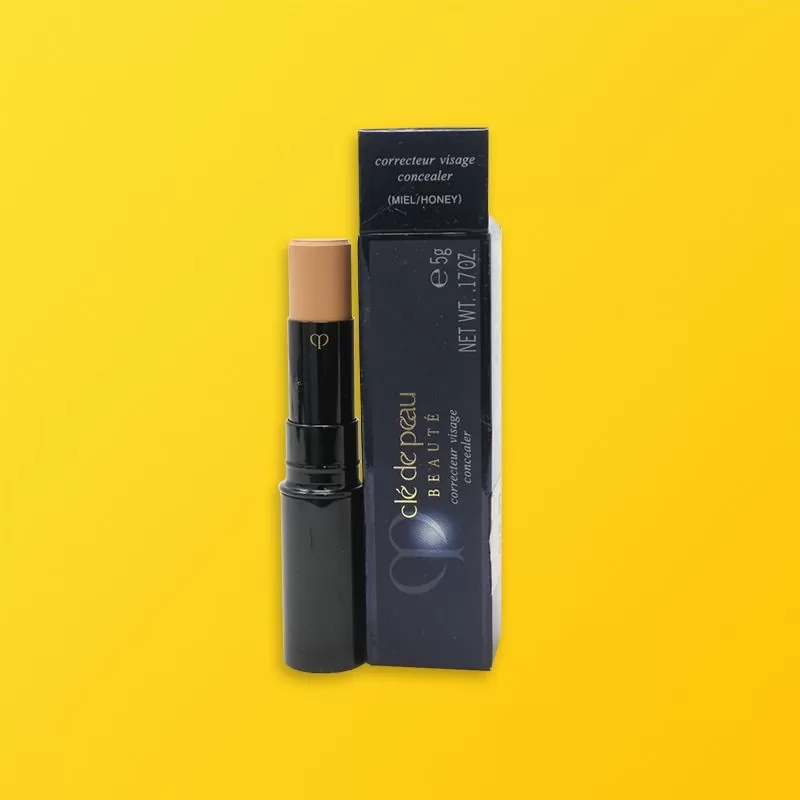 Printed concealer box sized for a slim cosmetic product
