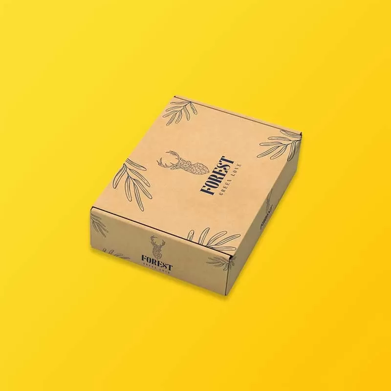 Custom corrugated cardboard mailer box for ecommerce shipping