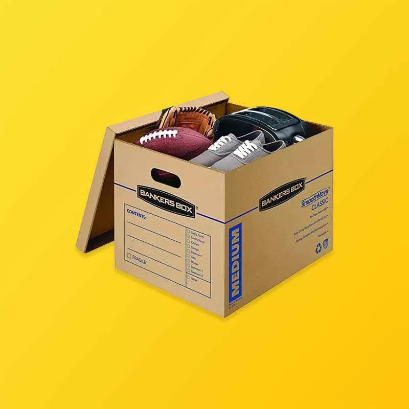 Custom two-piece telescoping storage boxes engineered for high compression resistance and shelf stacking