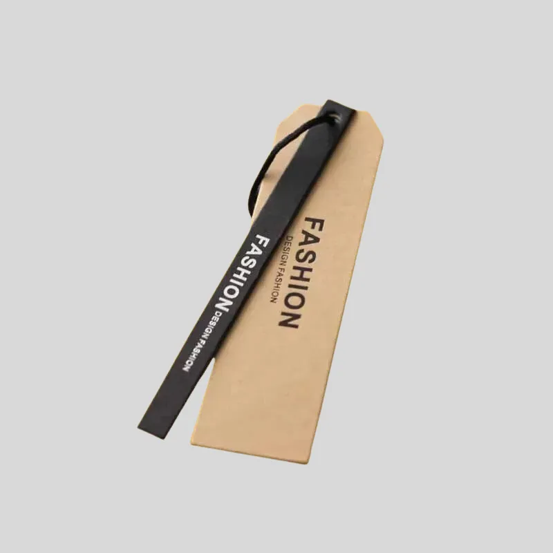 Embossing vs debossing packaging finish shown on custom printed hang tags
