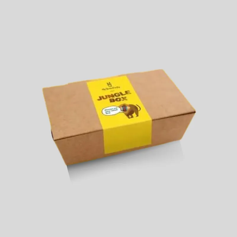 Custom food packaging labels with regulatory nutrition facts and tamper seals