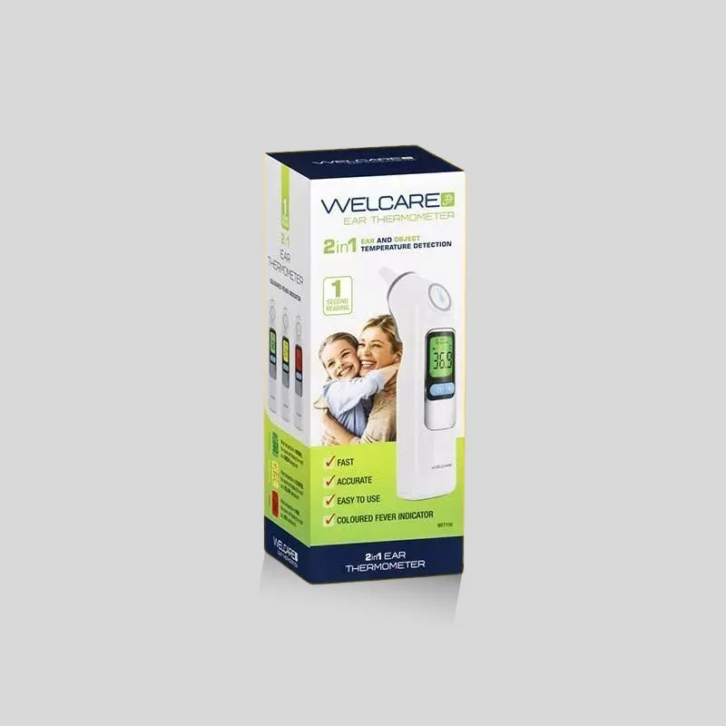 Brisk medicine carton example showing front and side panels