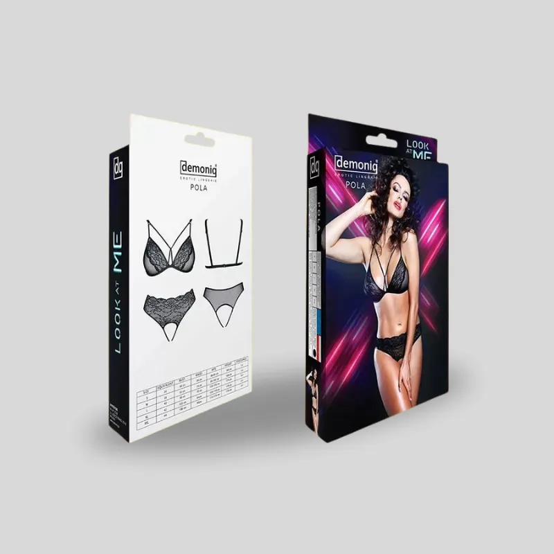 Custom lingerie boxes featuring elegant soft-touch coating and magnetic closure