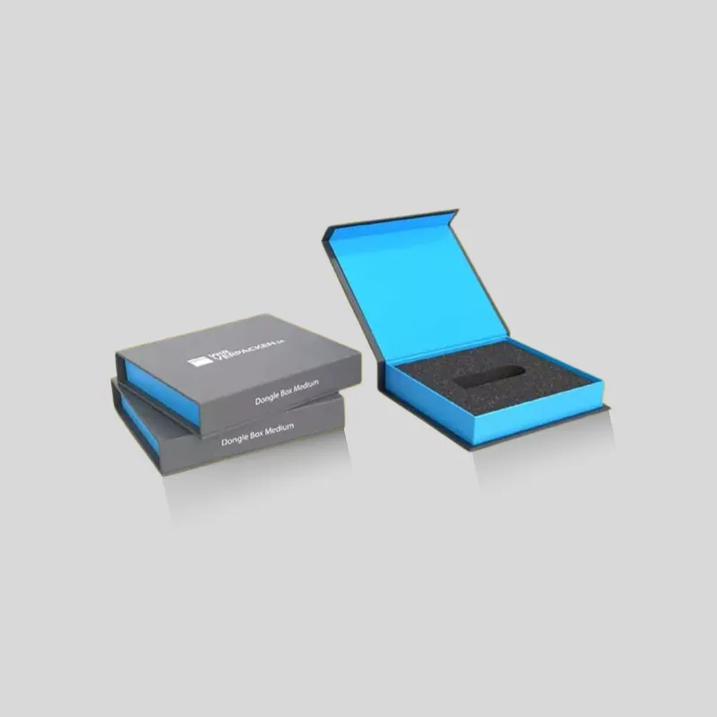 Custom luxury software rigid boxes for premium onboarding kits and high-value digital products