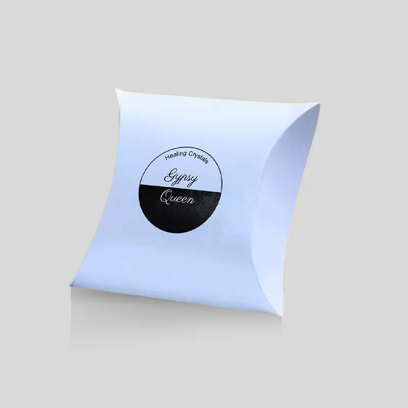 Close view of matte finish pillow packaging for checking color and surface reflection