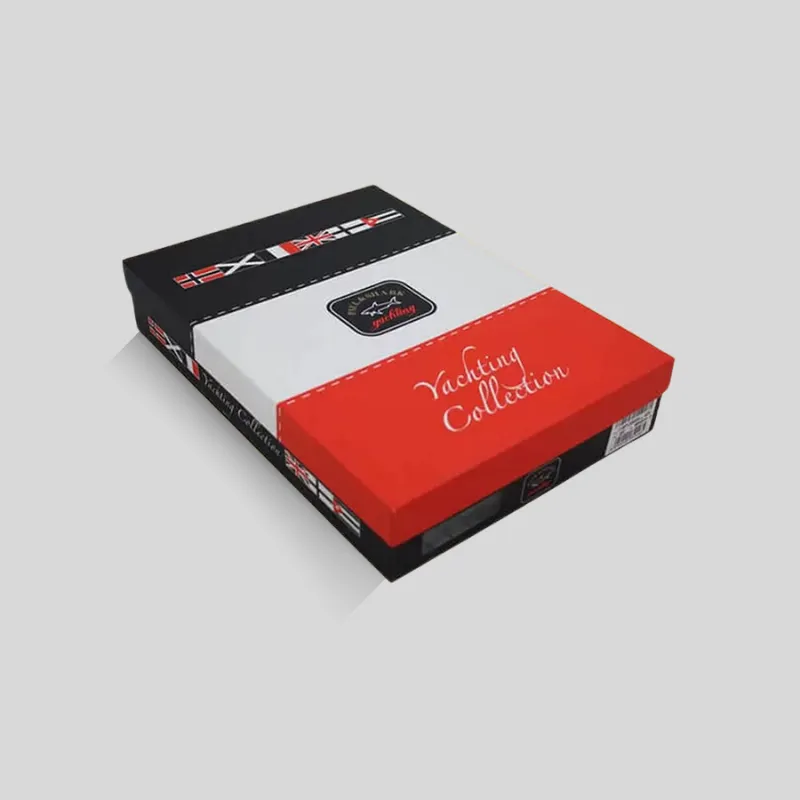 Custom printed dress shirt boxes tailored for crisp collar support