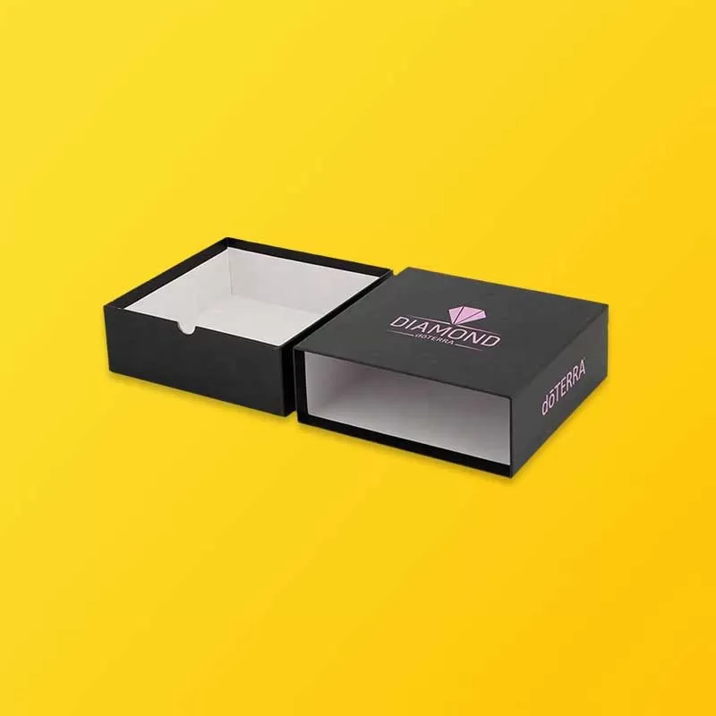 Custom drawer box open tray showing precision insert compartment fit