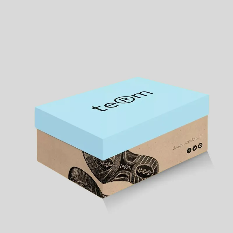 Luxury pull-out drawer shoe box with ribbon pull for premium footwear unboxing
