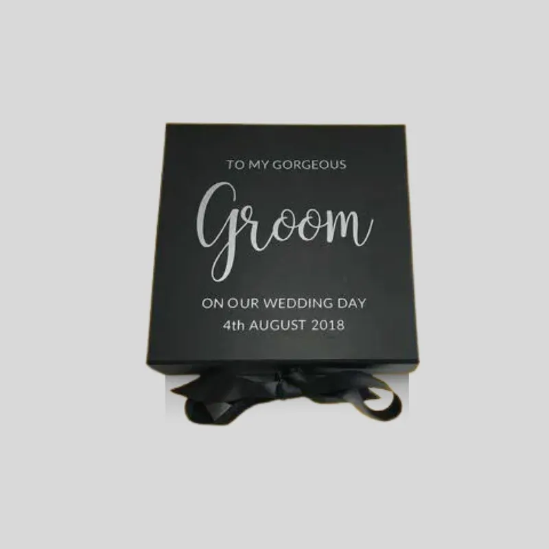 Silver foil packaging detail with metallic branded finish