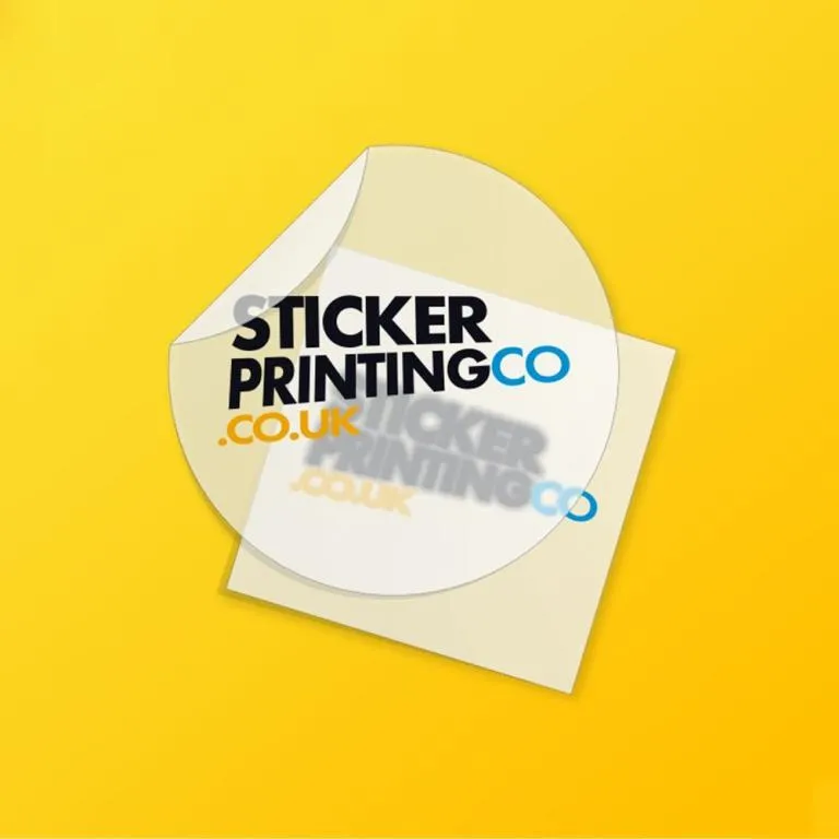 Custom clear transparent stickers for seamless no-label look on jars bottles and boxes