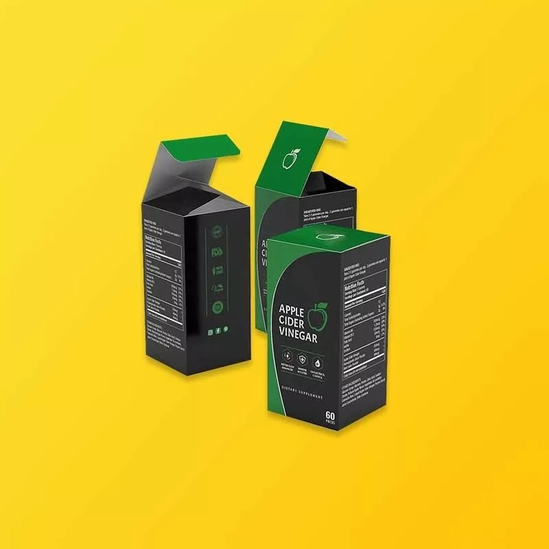 Custom tuck top seal end healthcare boxes