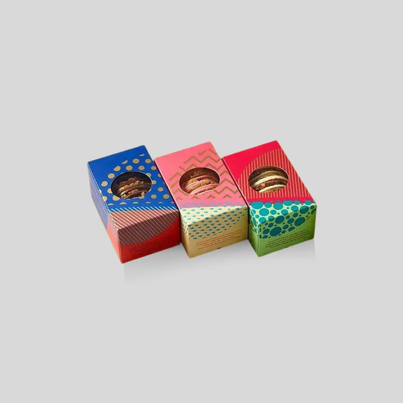 Printed wholesale bakery boxes for branded food presentation