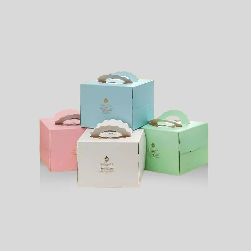 Custom wholesale heavy duty pastry and cake cartons