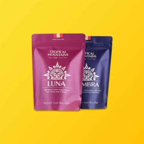 Foil bag packaging for flexible pouches where barrier performance and metallic finish matter