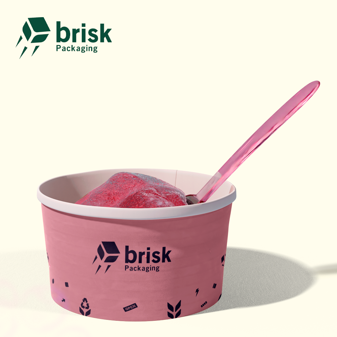 Ice cream box fit and carton sizing detail