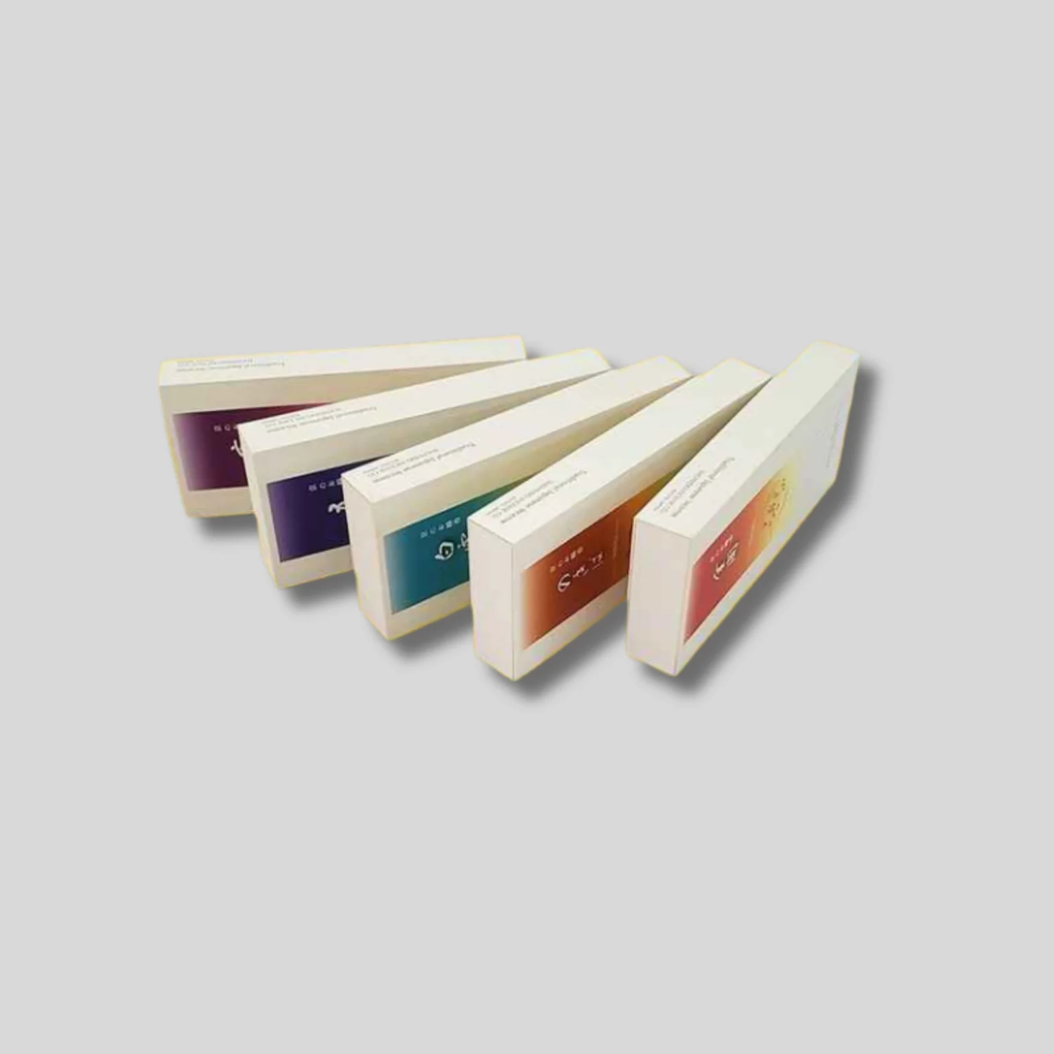 Printed incense box structure for stick and cone products