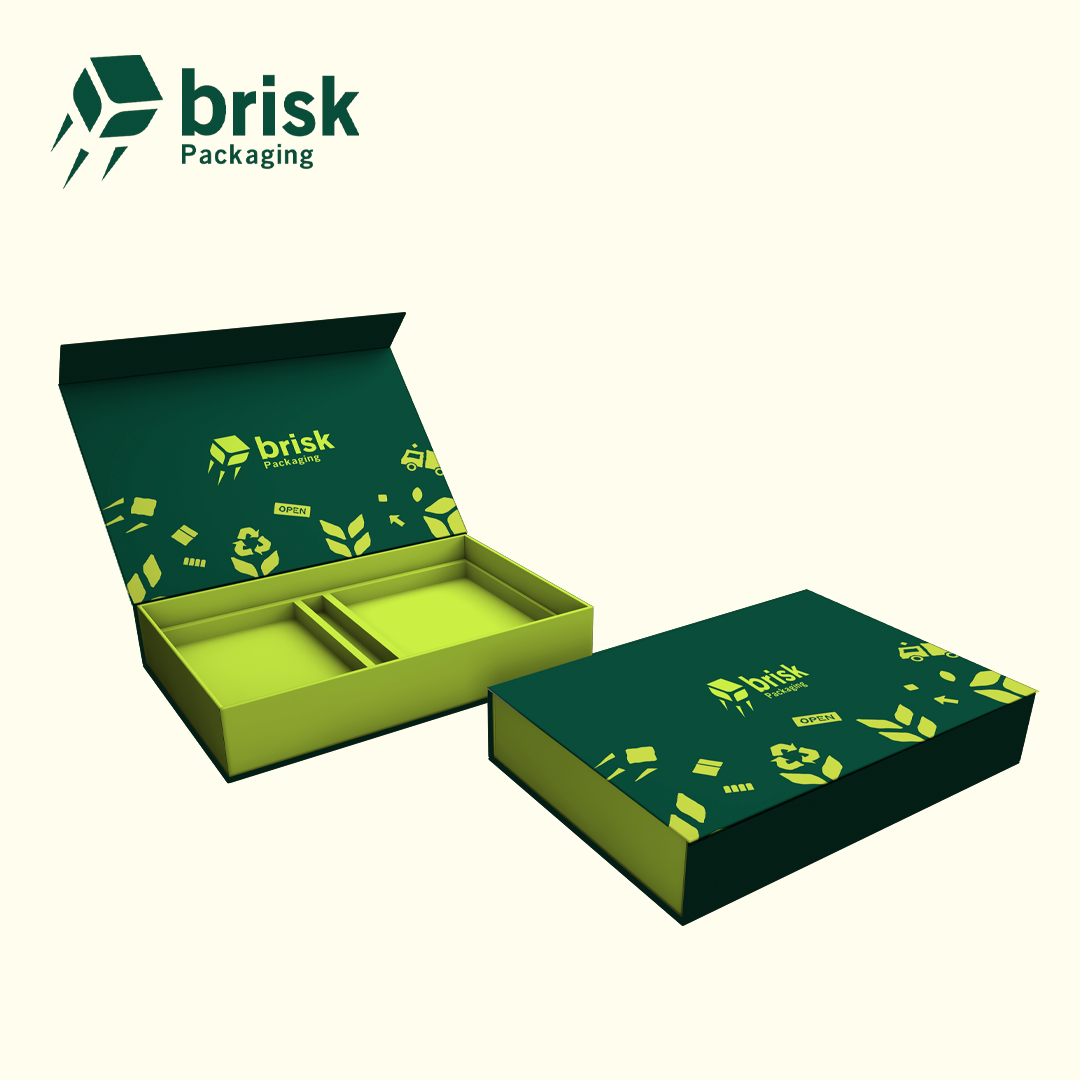 Custom rigid setup box with a premium wrapped construction