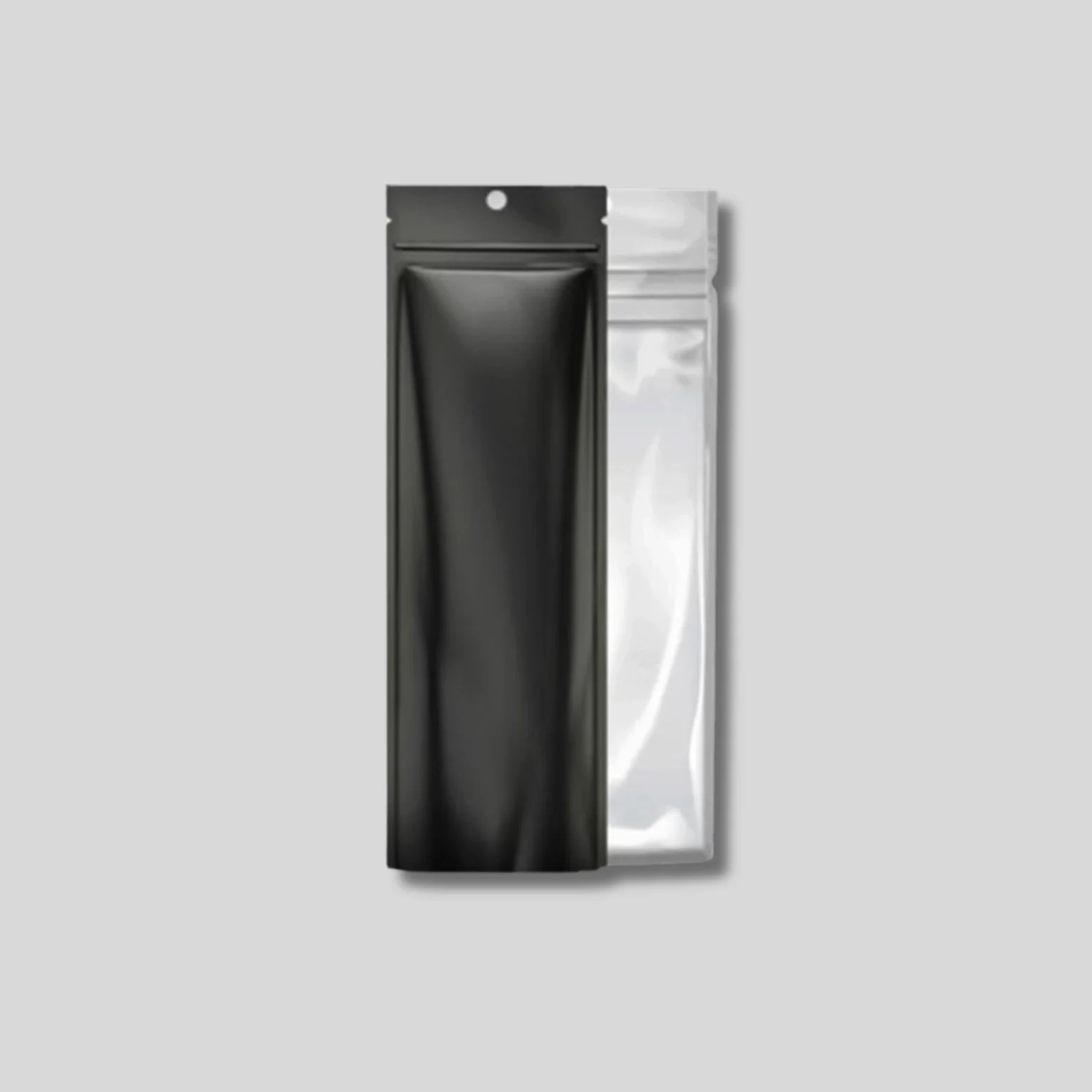 Smell proof mylar pouch with high-barrier aluminum foil layer and airtight seal